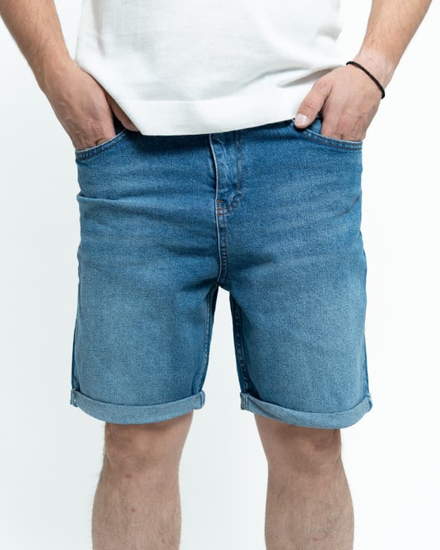Short jeans - Фармерски сини - Image 2 of 3